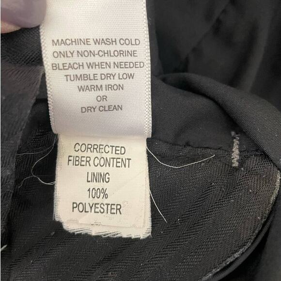 Banana Republic Women Pants 4P Smokey Gray Flare Leg Zip Pockets Office‎ Retro - Picture 12 of 14